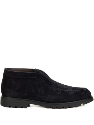 Triver Flight slip-on boots - men - Calf Suede/Calf Leather/Rubber - 41.5 - Blue