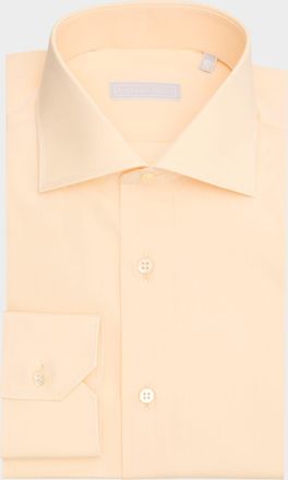 Stefano Ricci Mens Cotton Point-Collar Dress Shirt