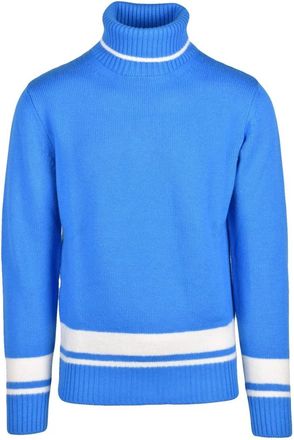 KANGRA Maglione Ciclista - Heren - Coltruien - Blauw - L - Wol - Truien & Vesten