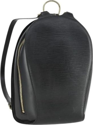 Louis Vuitton Pre-owned Mabillon Rugzak - Dames - Vintage Rugzakken - Zwart - ONE Size - Vintage