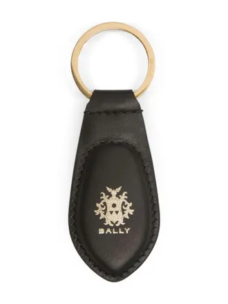 Bally Beckett keyring - men - Calf Leather - One Size - Black