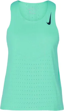 Nike (WMNS) Nike Aeroswift Solid Color Sports Breathable Running Green Vest CZ9386-342