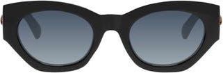 Kurt Geiger 52mm Cat Eye Sunglasses in Solid Black at Nordstrom Rack