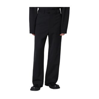 Entire studios Wide Trousers, male, Black, Size: S Pantalone Jogging