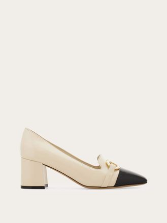 Ferragamo Women Gancini ornament pump White Size 10.5