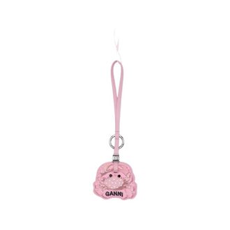 Ganni Keyrings, female, Pink, Size: ONE SIZE Crab Charm
