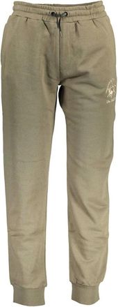 La Martina Heren, Broeken, Groen, Maat: L Katoen