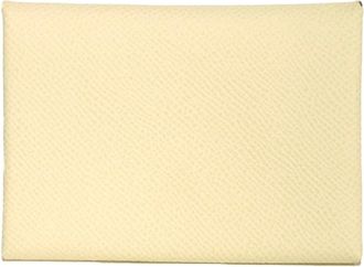 Herm&egrave;s Yellow Epsom Leather Coin Purse/Coin Case (Pre-Owned)