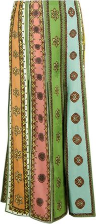 Alemais Gonna con spacco laterale - Verde