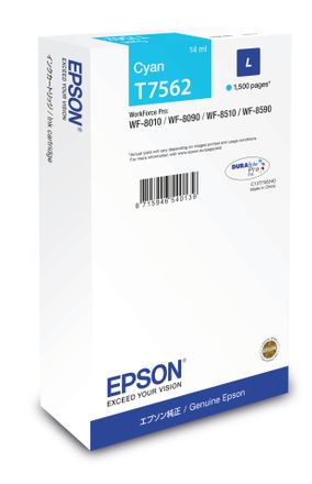 Epson Cartucho De Tinta Original Epson C13t75624n Azul Cian