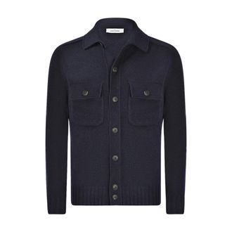 Gran Sasso Super Geelong Jacket - Heren - Truien - Blauw - Maat: XL Wol