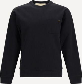 Valentino Felpa girocollo in jersey di cotone Man XL