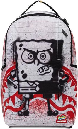 Sprayground SpongeBob-print backpack - White