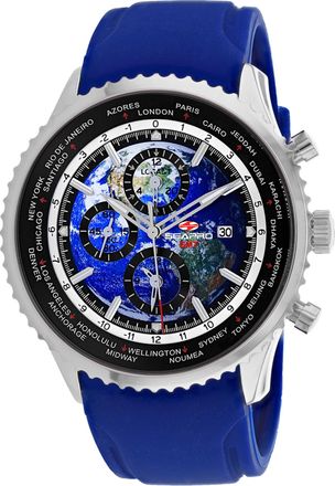 Seapro Meridian World Timer GMT Mens Watch