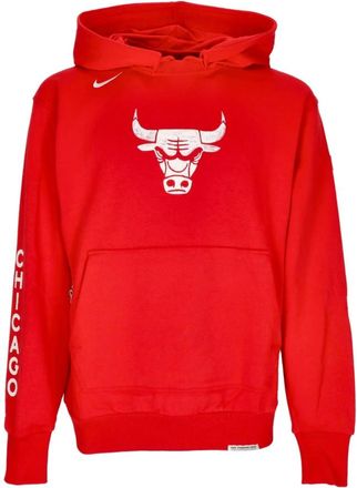 Nike City Edition Hoodie 2023/24 - Heren - Sportshirts - Rood - S - Katoen - Fitness