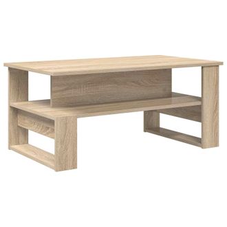 vidaXL Mesa De Caf&eacute; Roble Sonoma 90 X 50 X 40 Cm Madera De Ingenier&iacute;a Vidaxl