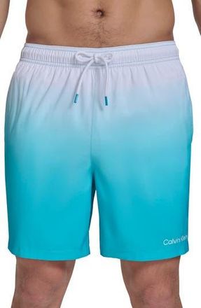 Calvin Klein Core Volley Swim Trunks in Atlantis at Nordstrom Rack, Size Xx-Large