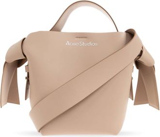 Acne Studios Shoulder Bags, female, Beige, Size: ONE SIZE Musubi Mini Shoulder Bag