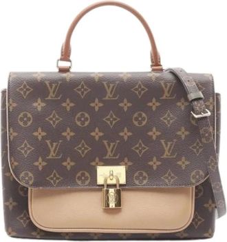 Louis Vuitton Pre-owned Handbags, female, Beige, Size: ONE SIZE Pre-owned Vintage Handbag