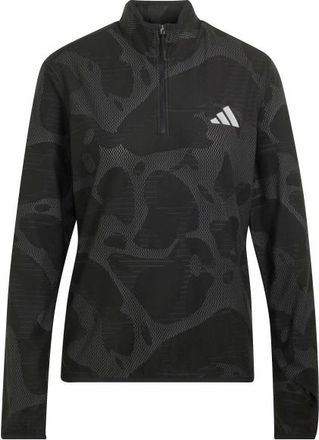 adidas ADI365 Running Half Zip Laufshirt f&uuml;r Damen | schwarz