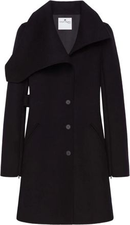 Courr&egrave;ges Single-Breasted Coats - Dames - Mantel - Zwart - M - Jassen