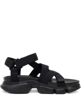Undercover cross-strap sandals - Black