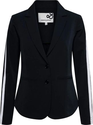 &Co Woman Pammy Travel Blazer - Dames - Blazers - Blauw - M - Jassen