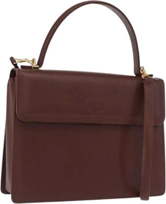Valentino Pre-owned Handbags, female, Brown, Size: ONE SIZE Pre-owned Vintage Handbag