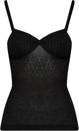 Victoria Beckham Canotta a coste - Nero