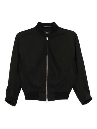 Yohji Yamamoto Twill bomberjack - Zwart