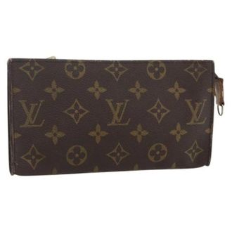 Louis Vuitton Pre-owned Wallets, female, Brown, Size: ONE SIZE Pre-owned Vintage Canvas Wallet