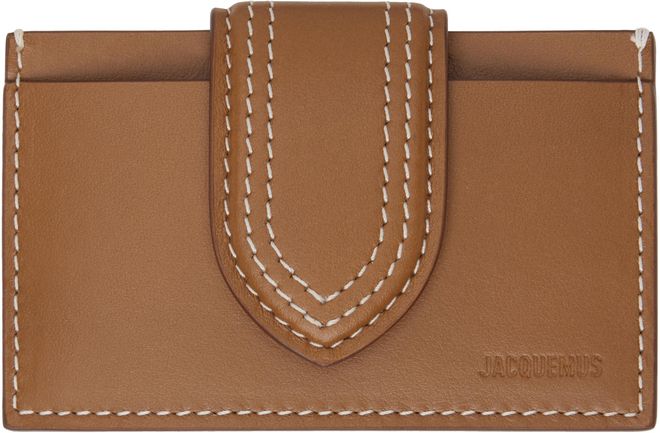 Jacquemus Brown The Bambino Card Holder from $190.00 - on
