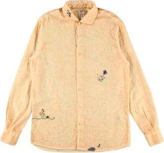 Bob Heren, Overhemden, Oranje, Maat: 2XL Katoen