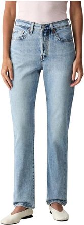 Levi's 501 Jeans - Dames - Regular Fit Jeans - Blauw - W25 L32 - Katoen - Jeans