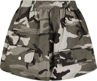 Baum Und Pferdgarten Mini Skirt With Logoed Silver Buttons And Front Pockets