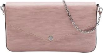 Louis Vuitton Pre-owned Pochette Felicie - Dames - Vintage Schoudertas - Roze - ONE Size - Leer - Vintage