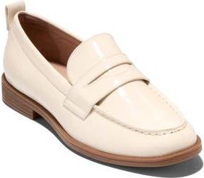 Cole Haan Stassi Penny Loafer in Ivory Patent Leather at Nordstrom Rack, Size 8.5