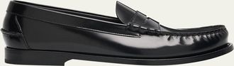 Churchs Mens Rowley Polished Fume Leather Loafers