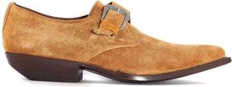 Sonora Bruine Su&egrave;de Westerse Enkellaarzen - Dames - Nette schoenen - Bruin - 40 EU - Su&egrave;de - Schoenen