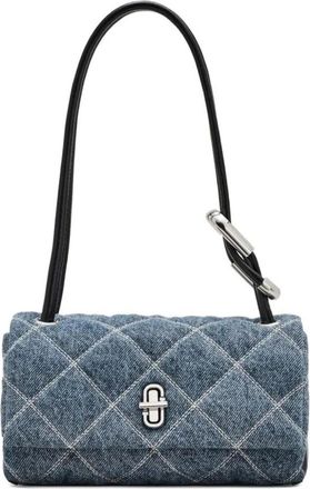 Marc Jacobs Borsa a spalla in denim trapuntato mini Dual - - Bags - Donna - Blu - ONE SIZE
