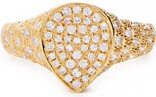 Yvonne Léon Chevalière Mini Poire 9kt Gold Ring - 46 (UK H 1/2)