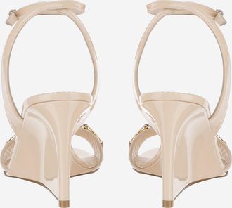 Gucci Leather Wedge Sandal - Beige