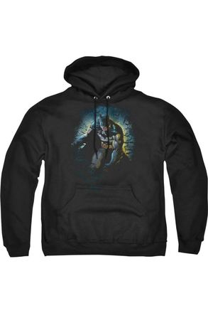 Gildan Batman Bat Cave Adult Pull Over Hoodie / Hooded Sweatshirt