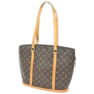 Louis Vuitton Pre-owned Tote Bags, female, Brown, Size: ONE SIZE Pre-owned Canvas Tote Bag