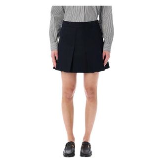 A.P.C. Short Skirts, female, Blue, Size: XS Pleated Skirt