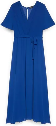 Fiorella Rubino Dames, Jurken, Blauw, Maat: XL Viscose