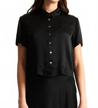 Raquel Allegra Calista Blouse In Black