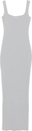 Entire studios square-neck maxi dress - women - Spandex/Elastane/Nylon - L - Grey