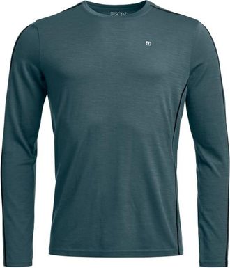 Ortovox 185 RockNWool Long Sleeve Merinounterwäsche für Herren | blau