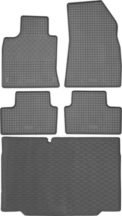 OEM Juego De Alfombrillas De Goma Para Renault Clio V Hatchback A Partir De Septiembre De 2019 + Alfombrilla Para El Maletero